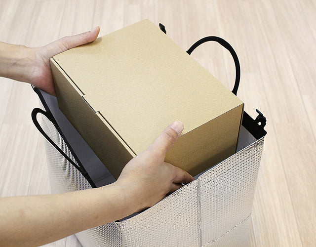 保冷バッグ(取っ手黒)大