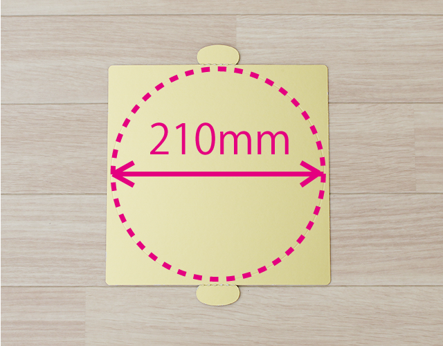 紙トレー6号サイズ(ゴールド)