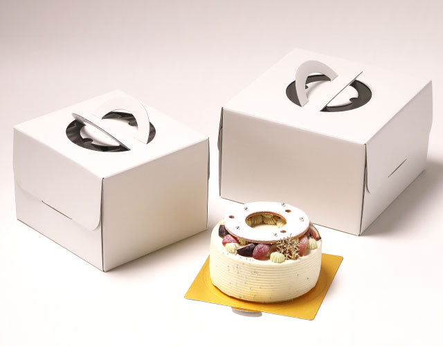 アイボリーデコ箱5号H150(保冷剤スペース付)