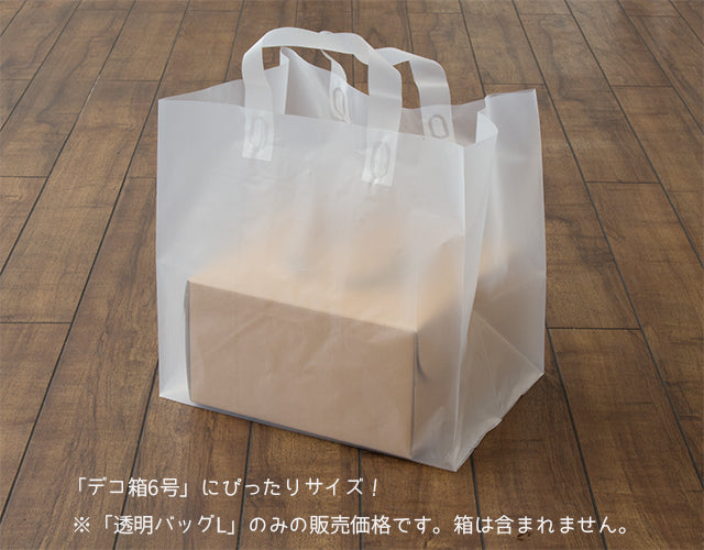 透明バッグ L