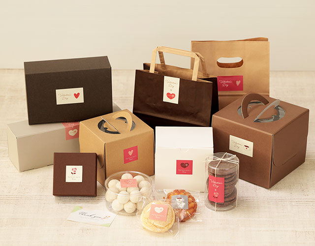 バレンタインシール 34×34mm(5×8片)