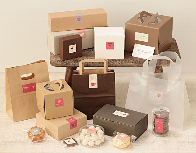 バレンタインシール 34×34mm(5×8片)