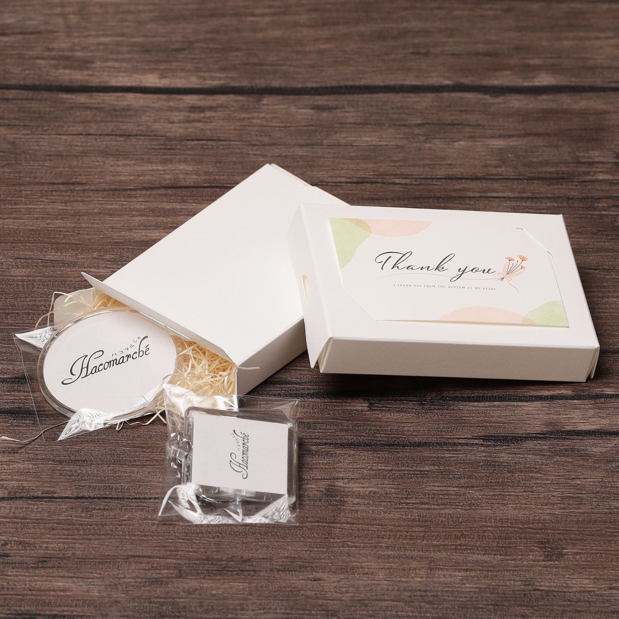 ホワイトギフトボックスA ミシン目付き 名刺サイズ