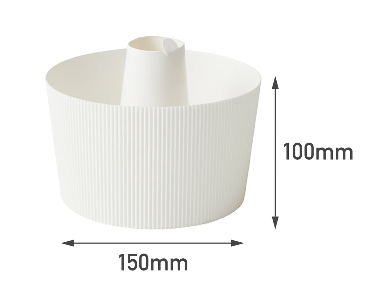 シフォンカップ 15cm 白無地 SC840