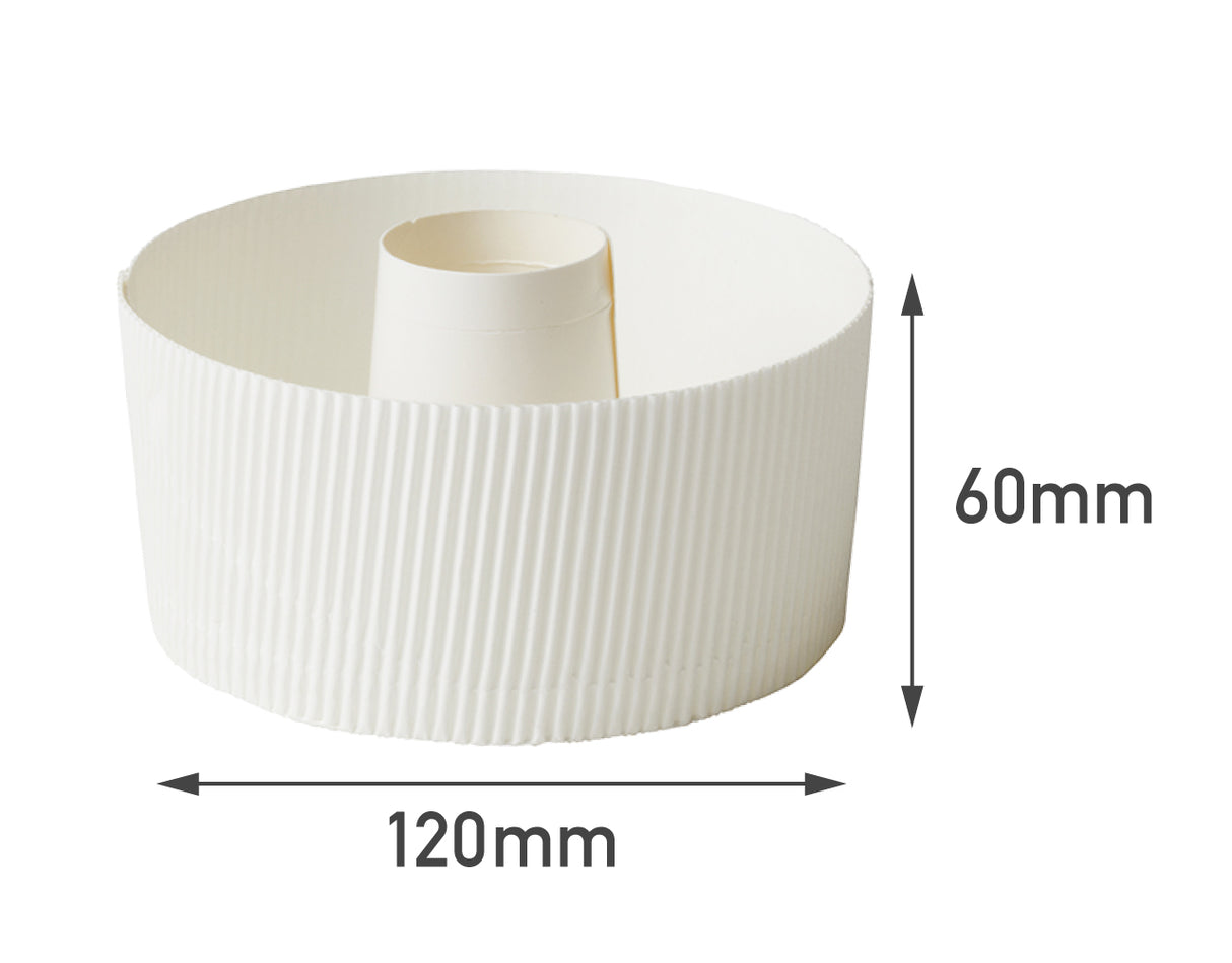 スモールシフォンカップ 12cm 白無地 SC835