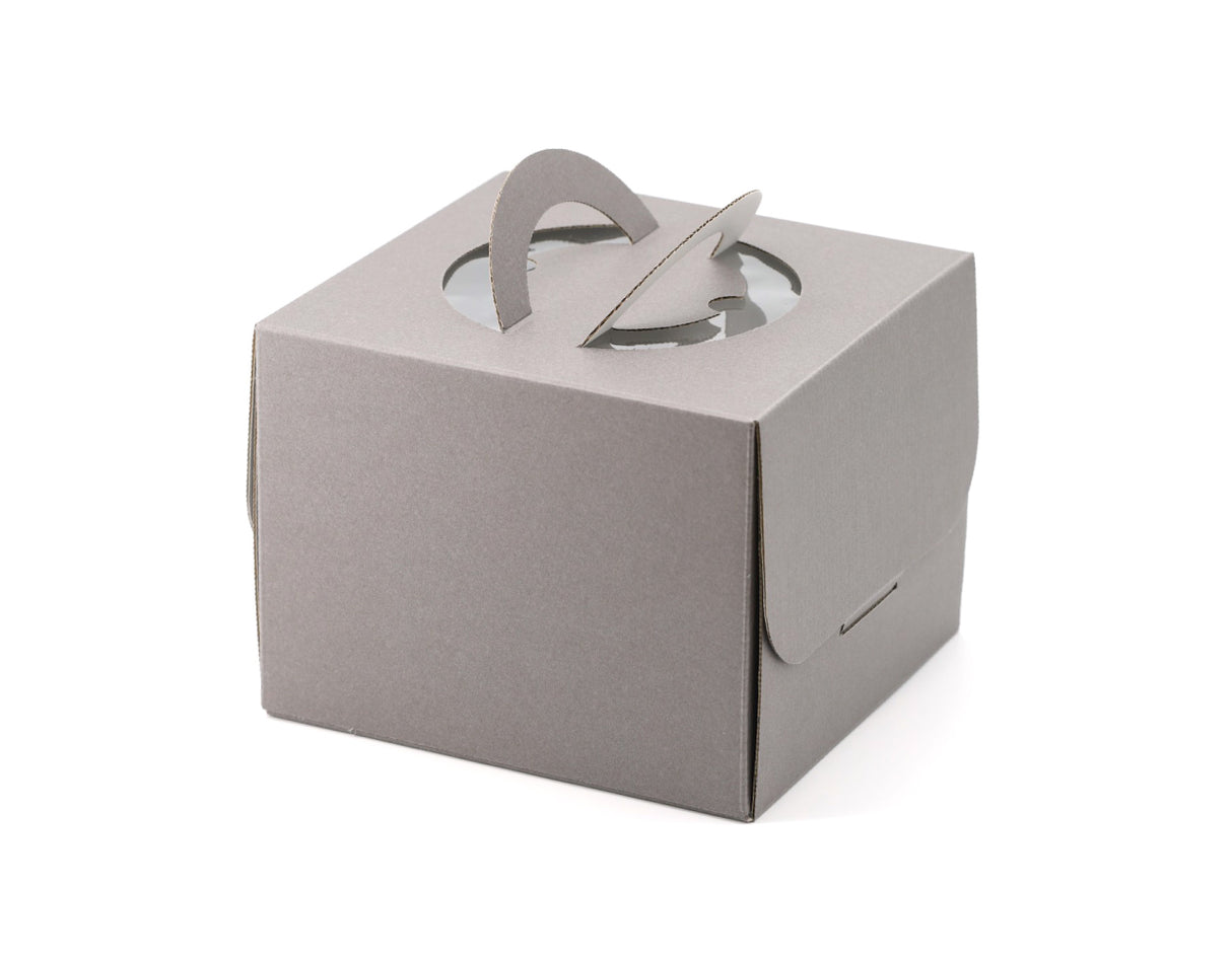 ダークグレーデコ箱5号H150