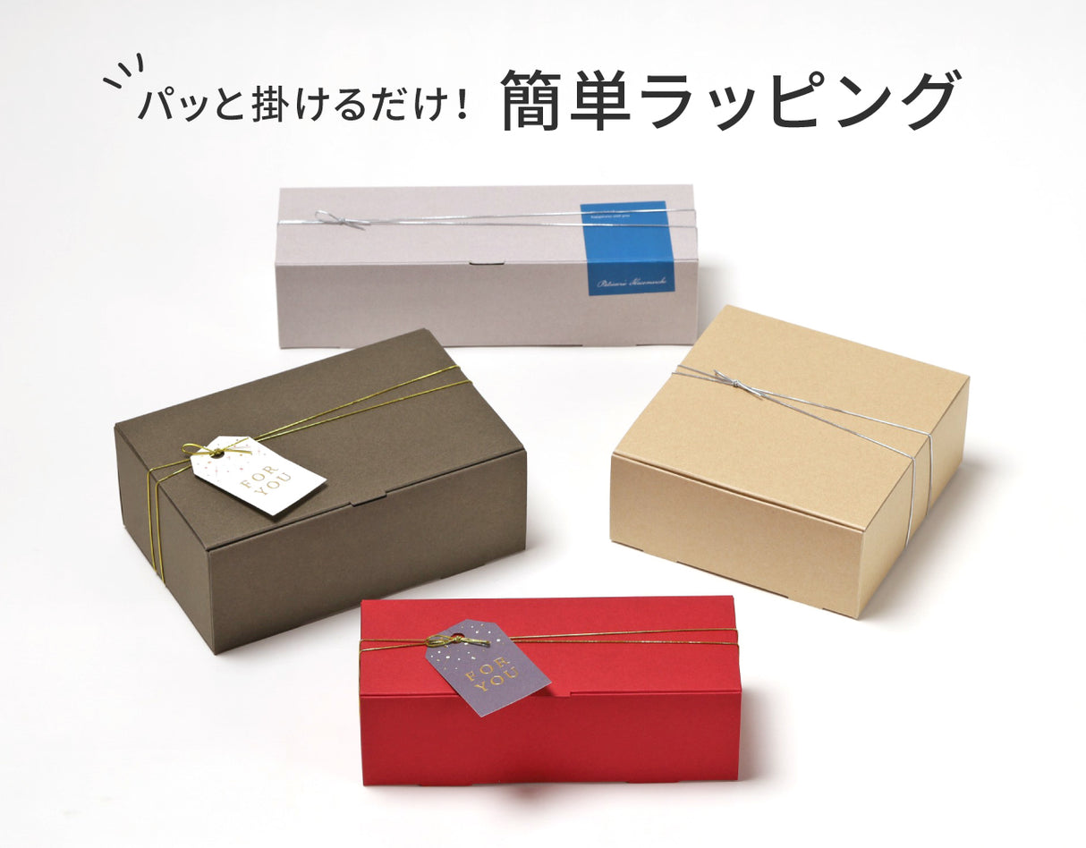 片花結び二重 ワンタッチゴム 金_50本