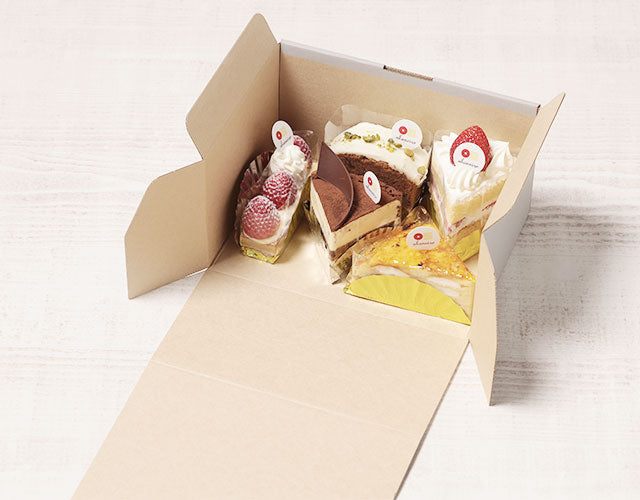 UNIナチュラルグレーカットケーキ箱3号M – ケーキ箱ならハコマルシェ