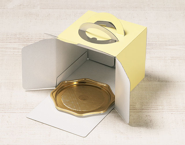 レモンイエローデコ箱4号H130 – Hacomarche