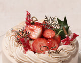 ケーキピック 雪の華(ゴールド)