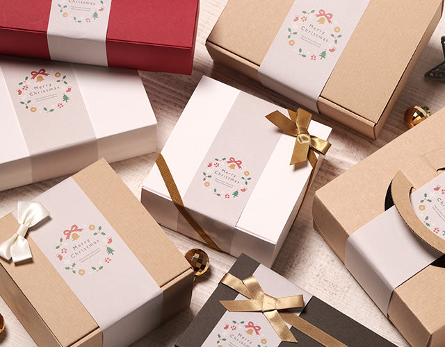 掛け紙_クリスマスリース_70×525mm – ケーキ箱ならハコマルシェ・店舗