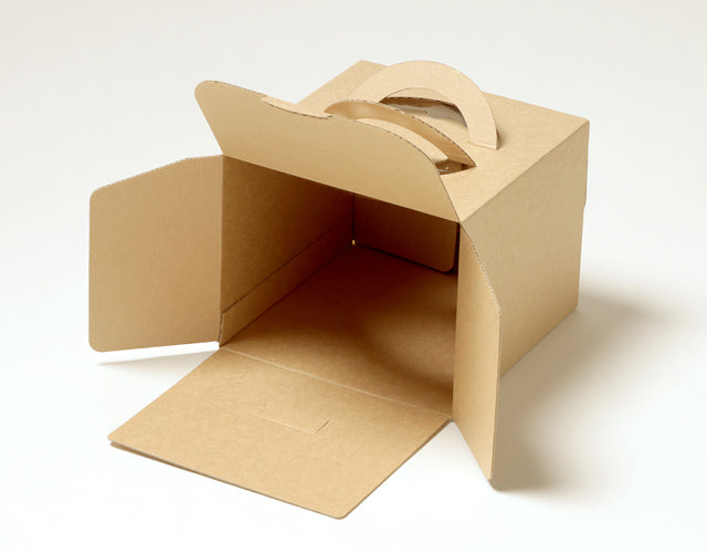 エコクラフトデコ箱5号H150 – ケーキ箱ならハコマルシェ・店舗業務用