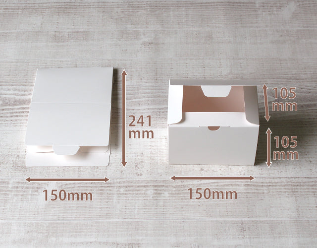 在庫処分　保冷剤スペース付きケーキ箱 5寸189x186x150mm 100枚 在庫処分 保冷剤スペース付きケーキ箱 5寸189x186x150mm 100枚