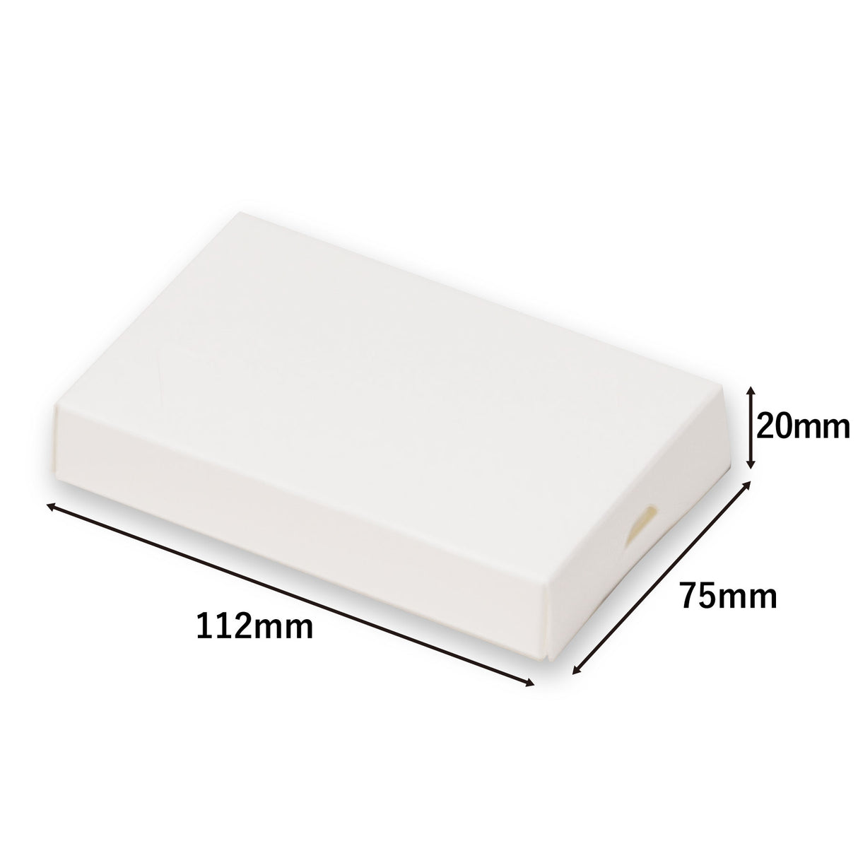 ホワイトギフトボックスA ミシン目付き 名刺サイズ