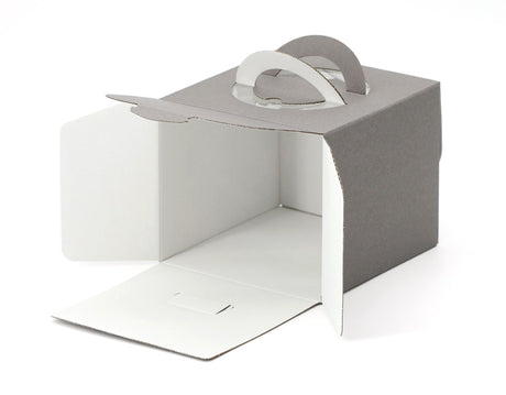 ダークグレーデコ箱4号H130