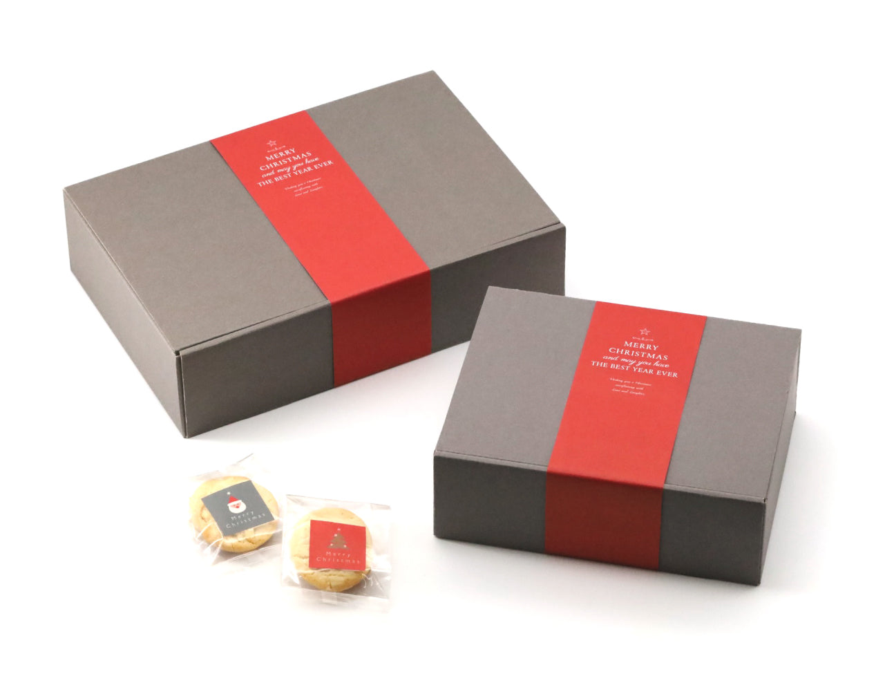 掛け紙_クリスマスレッド_70×525mm – ケーキ箱ならハコマルシェ・店舗