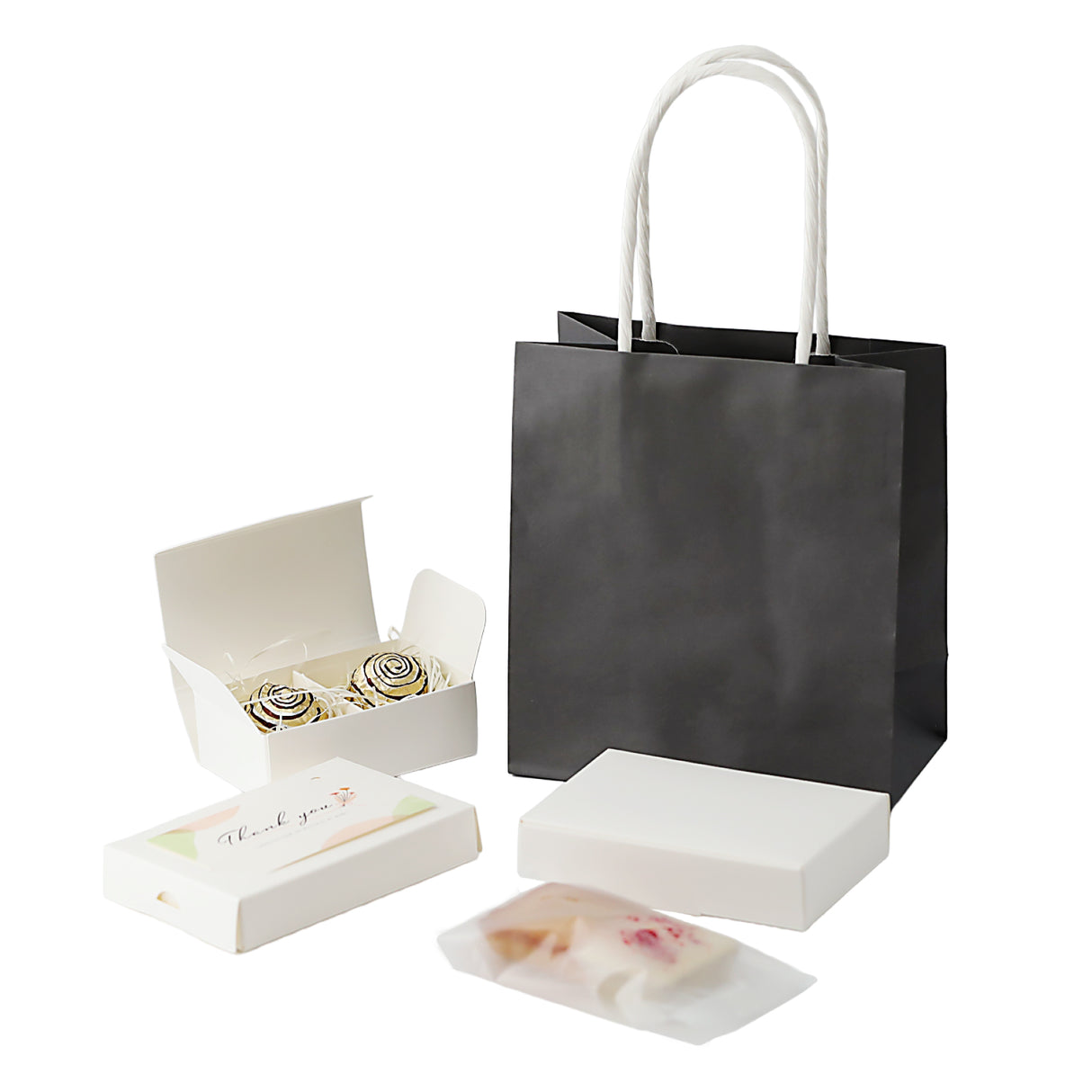 ホワイトギフトボックスA 仕切り付き