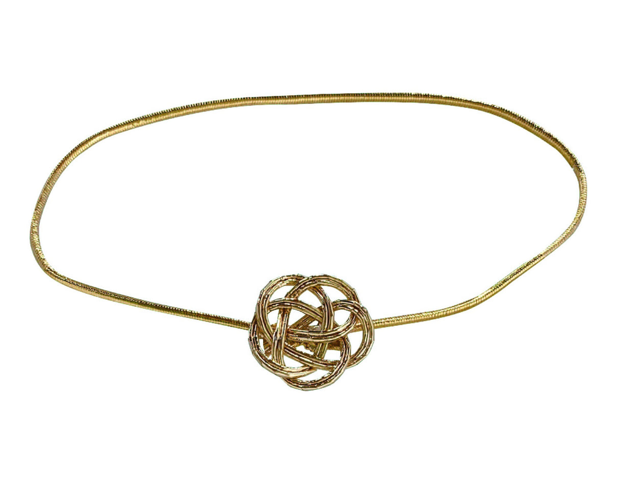 水引付きゴム 梅飾り 金_100本