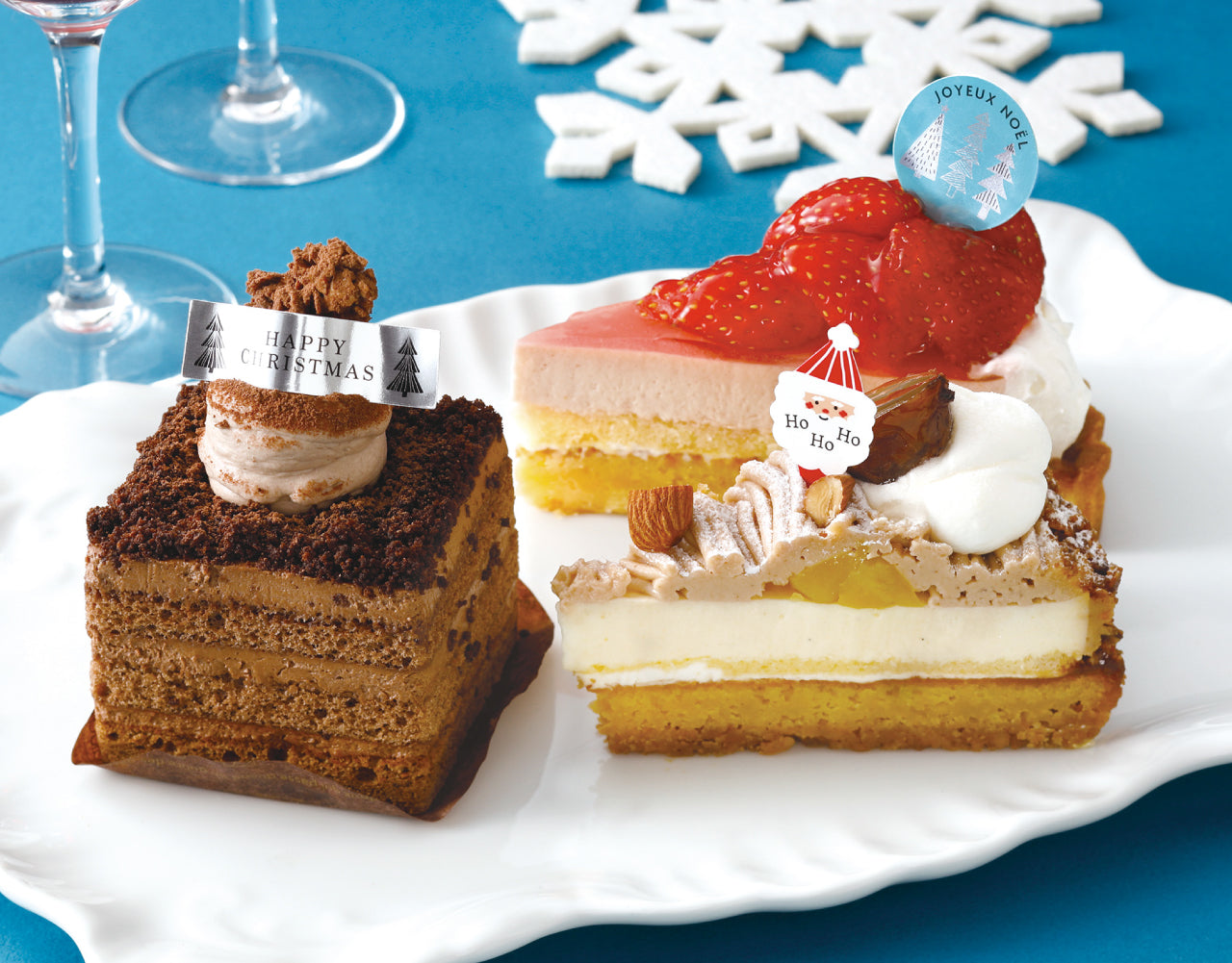 ケーキピック ハッピークリスマス – ケーキ箱ならハコマルシェ・店舗