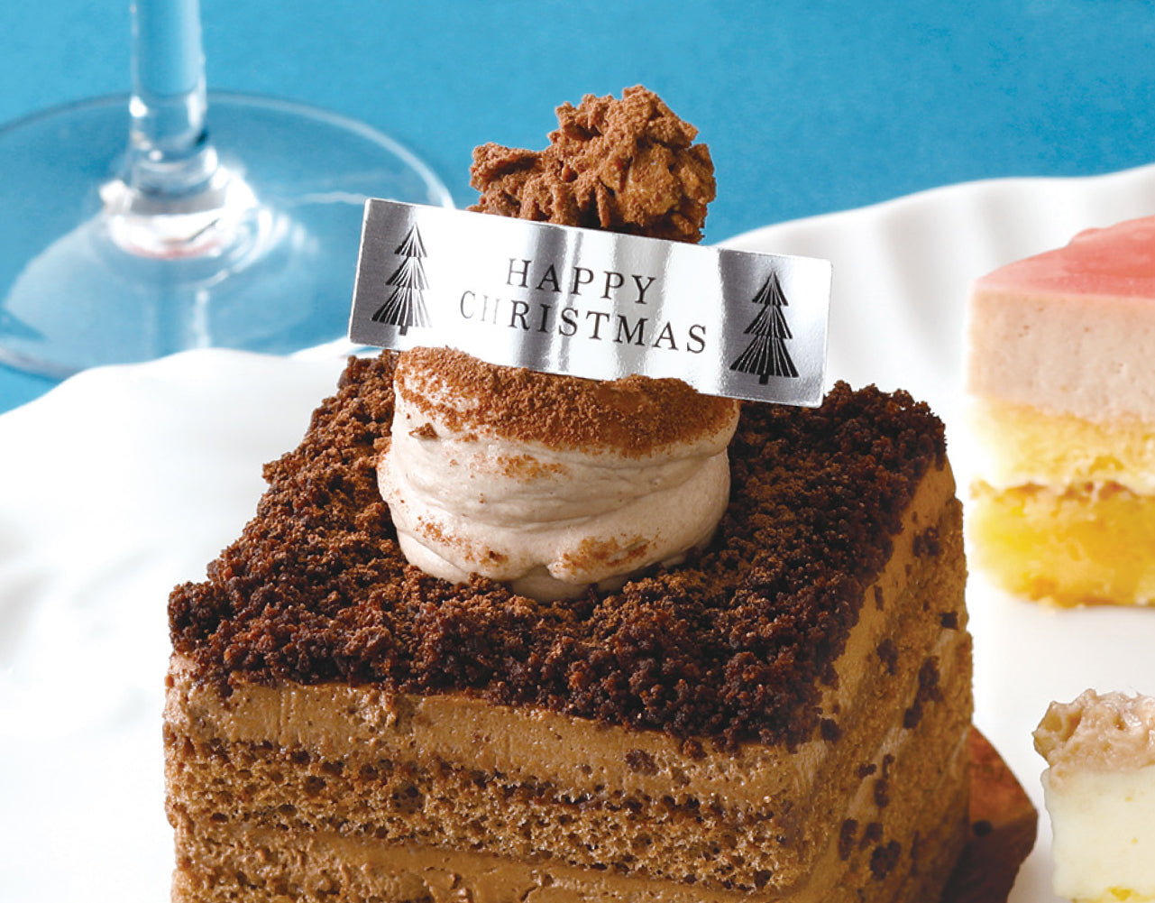 ケーキピック ハッピークリスマス – ケーキ箱ならハコマルシェ・店舗