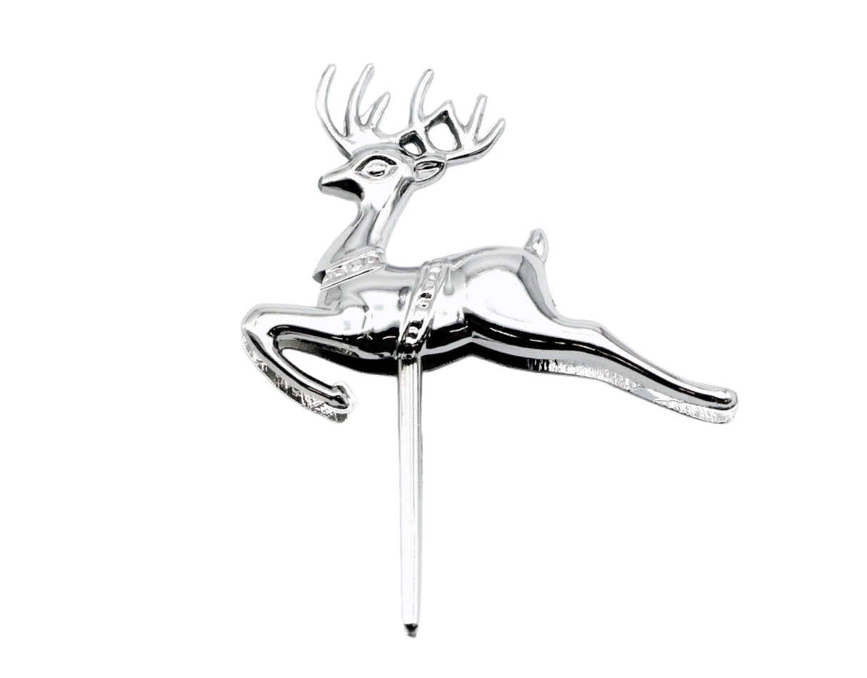 ケーキピック 銀のトナカイ