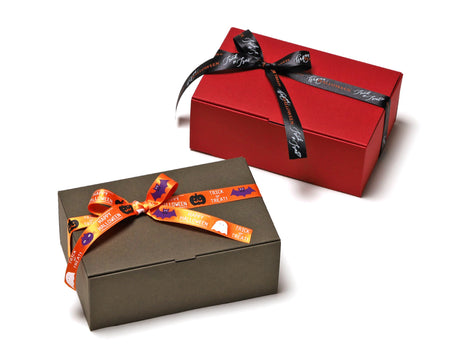 ハロウィンリボン 18mm #7 ブラックテキスト