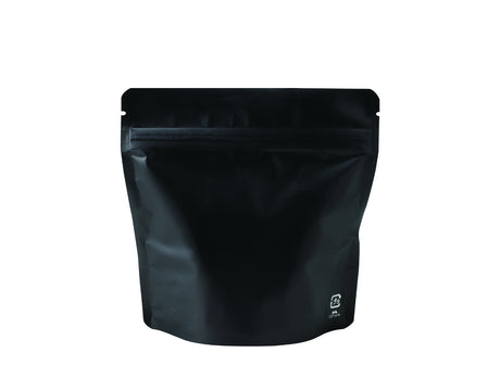 アルミスタンドチャック袋S 窓付きマット黒