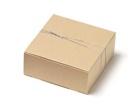 片花結び二重 ワンタッチゴム 銀_50本