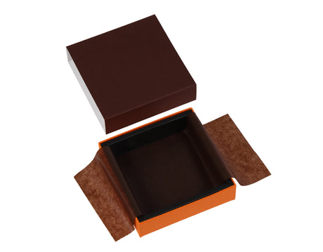 ショコラ スリーブケースM(1401) ブラウン×オレンジ