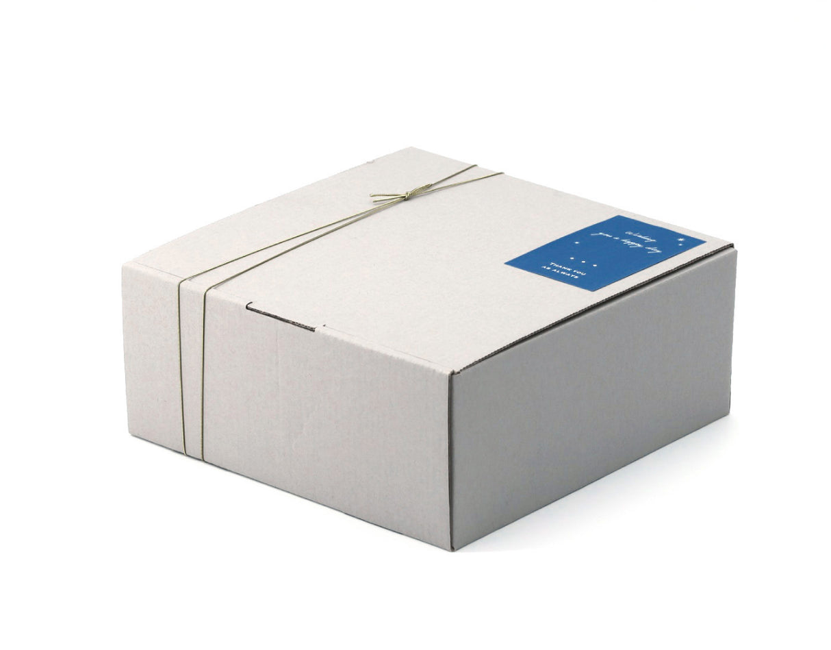 スクエアシール 星柄アソート(3色×3片)