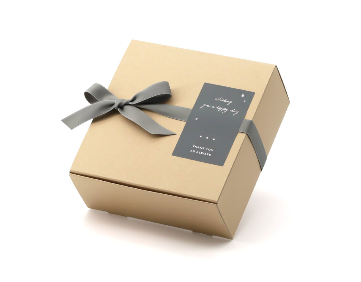 スクエアシール 星柄アソート(3色×3片)