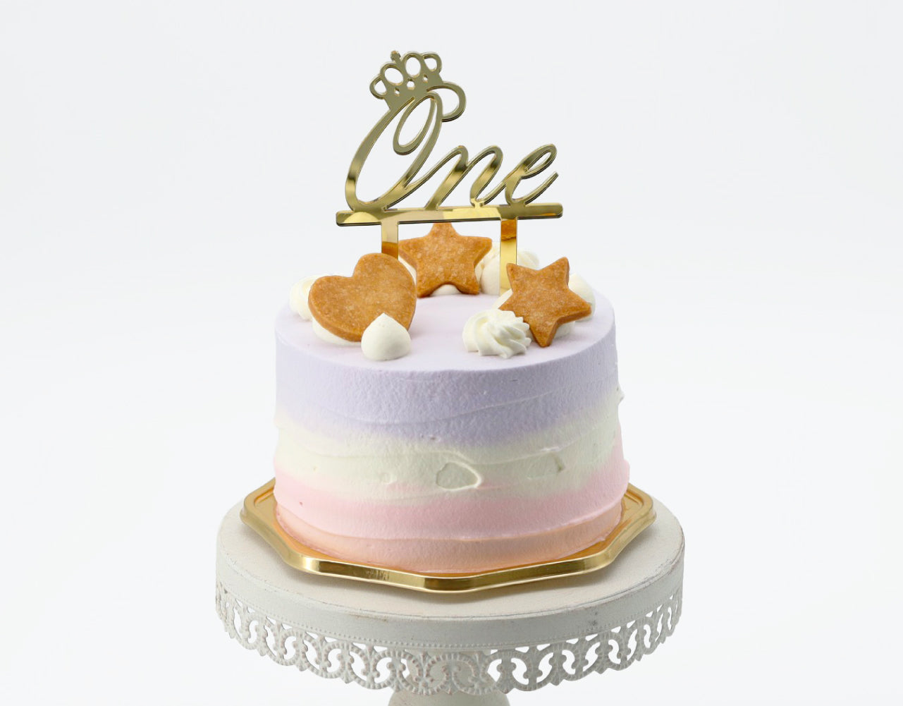 ケーキトッパー One(ゴールド） – ケーキ箱ならハコマルシェ・店舗業務