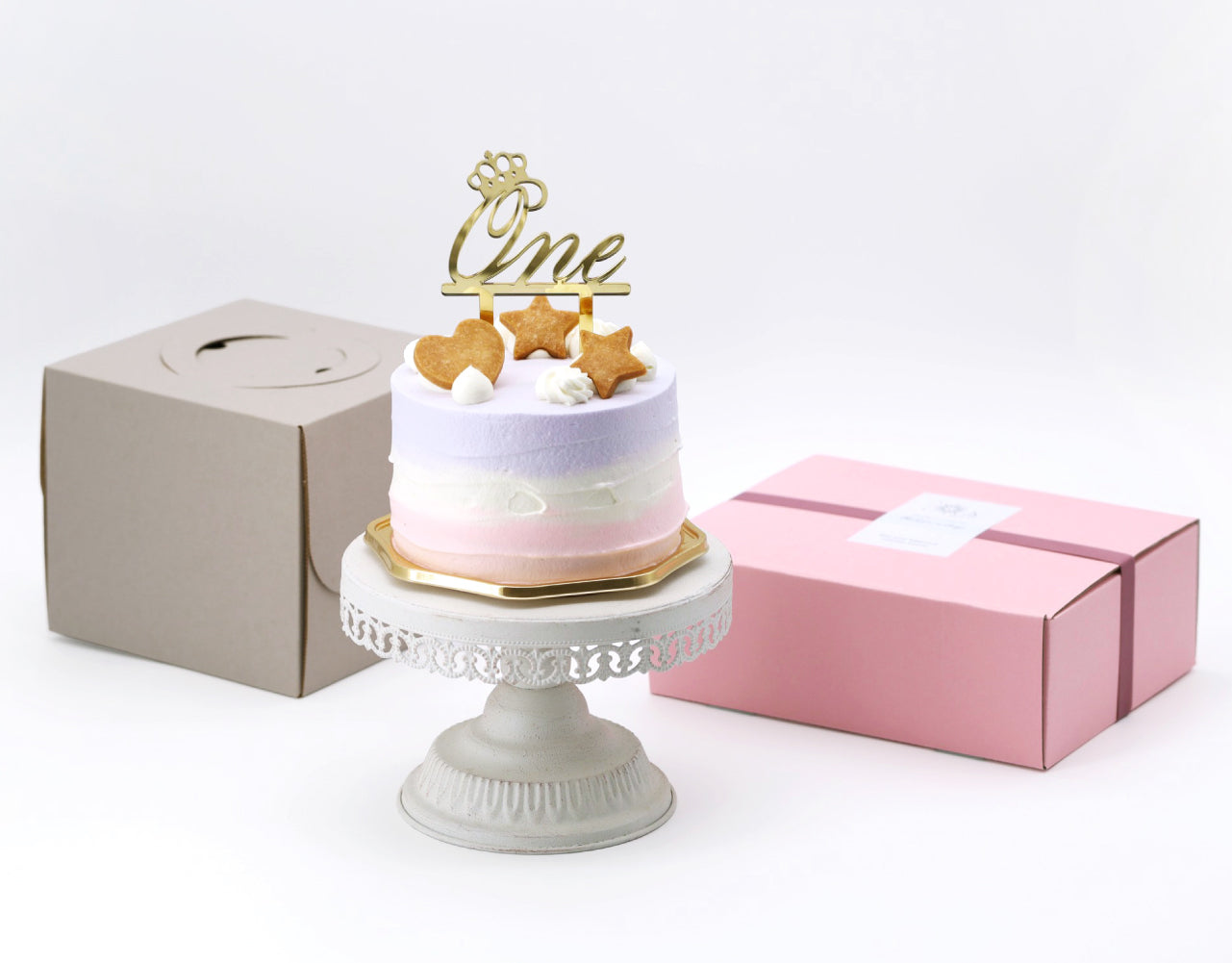 ケーキトッパー One(ゴールド） – ケーキ箱ならハコマルシェ・店舗業務